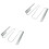 2Pcs Silver Cup Glass Holder Shelf for Wine Glass Organization 3