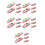 25Pcs Pull-Back Ship Toys Assorted Color ABS Model for Kids Play 4