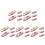25Pcs Pull-Back Ship Toys Assorted Color ABS Model for Kids Play 7