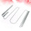 2Pcs Silver Cup Glass Holder Shelf for Wine Glass Organization 11