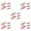 25Pcs Pull-Back Ship Toys Assorted Color ABS Model for Kids Play 5