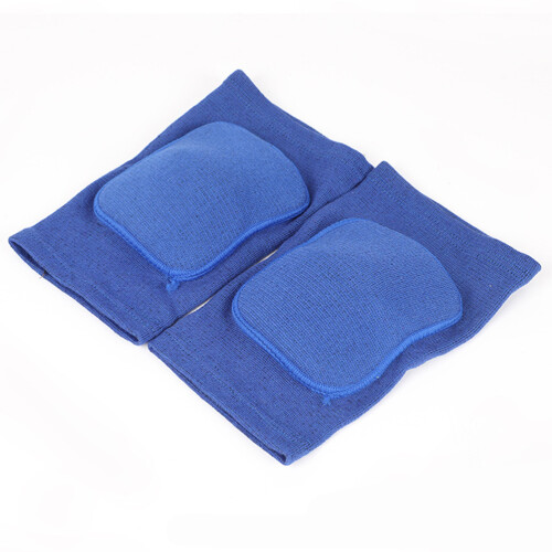 4Pcs Blue Elastic Knee Pads Sponge for Running and Workout