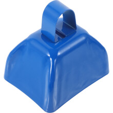 2Pcs Durable Iron Metal Bell Ornament Blue Xmas Decor