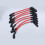 8Pcs Ignition Wire for Car Rubber Copper Assorted Colors Reliable Use 10