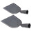 8Pcs Carbon Steel Bbq Ash Mini Dust Pan Grey Kitchen 3