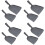 8Pcs Carbon Steel Bbq Ash Mini Dust Pan Grey Kitchen 7