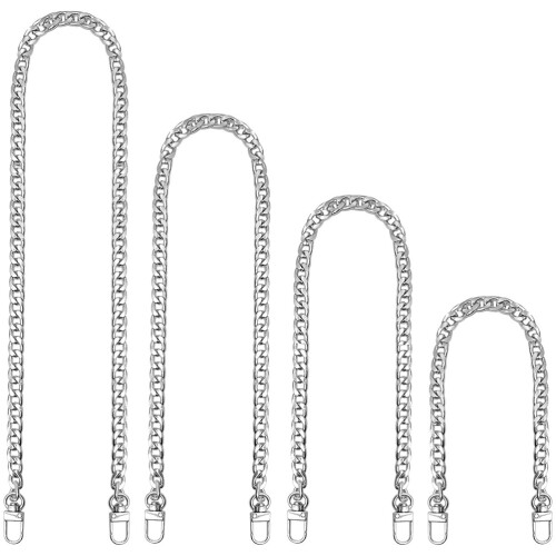 12Pcs Silver Purse Chain Strap Strong Ornamental Bag Accessory 1