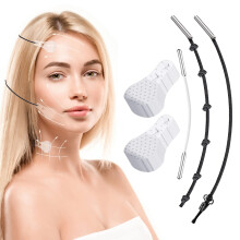 Face Lift Tape 60 Pcs Invisible Waterproof Elastic Face Lifting Sticker for Wrinkle and Double Chin Lift