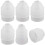 6 Pack Cake Decorating Couplers Large White Plastic Piping Bag Connectors for Easy Tip Changes 1