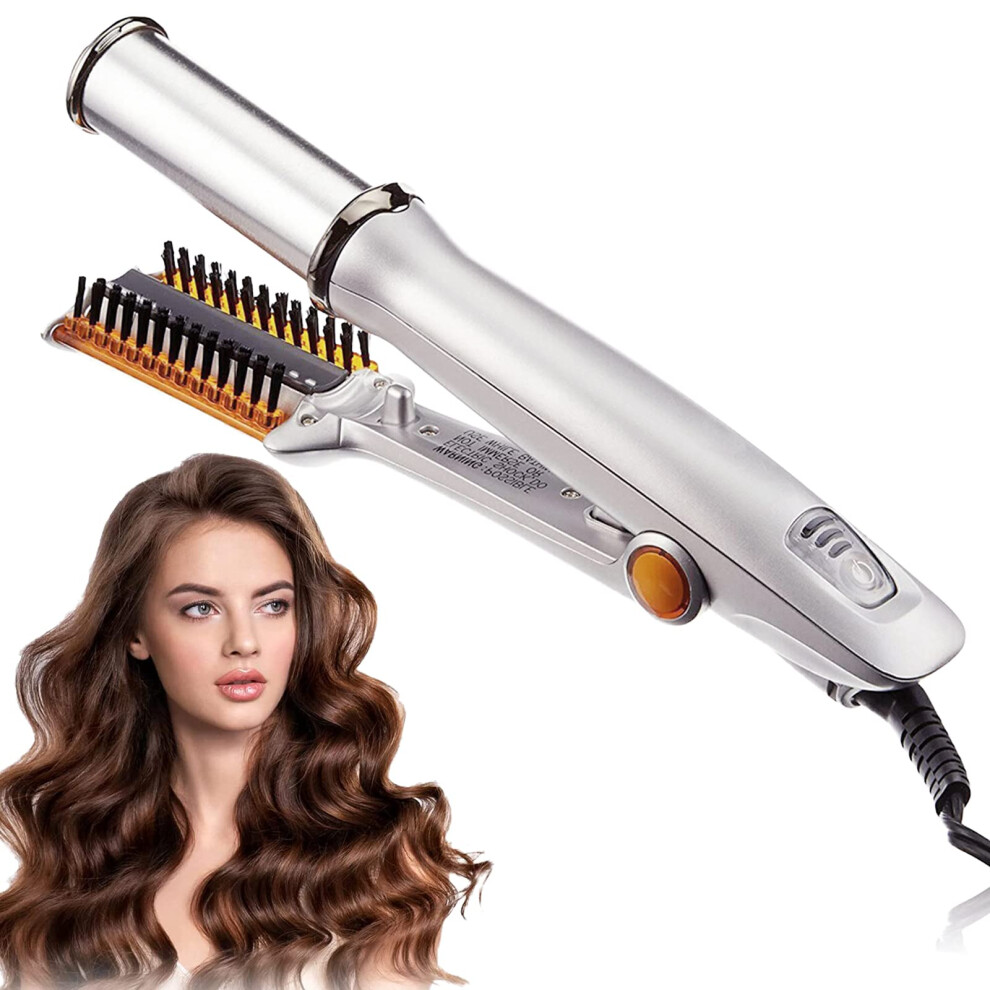 2 in 1 Curling Iron and Hair Straightener, Fast Heating, 3 Heat Settings, Frizz Reduction