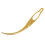 Golden Interlocking Tool for Dreadlocks with Controlled Tightening and Precision Handling 1