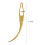 Golden Interlocking Tool for Dreadlocks with Controlled Tightening and Precision Handling 2