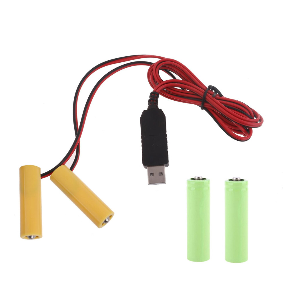 Aa Battery Eliminator Usb Adapter With Stable 3V Output, Aa Batteries Via Usb Power 9455672109796