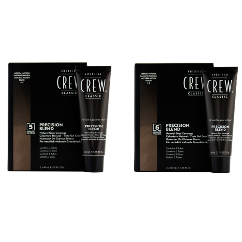 American Crew American Crew Precision Blend Set - 4-5 Medium Natural x2
