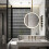 Round LED Bathroom Mirror with Touch Sensor, HD TrueReflection, Elegant WallMounted Design 1