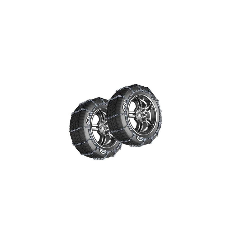 2Pcs Snow Chains For Cars 175/80R13, Durable Manganese Steel Tire Chains With Enhanced Traction Control 9174973691686