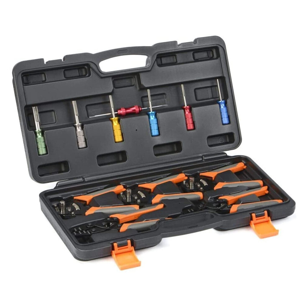 Hydraulic Pipe Crimping Tool Kit For Automotive Connectors Compatible With Deutsch With Quick Die Change 9169991788319