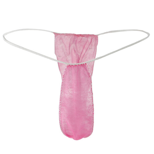 200Stk Einweg T-Back Panties Pink Weiche Damen Spa 1