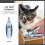 Blaue Katzennagelknipser ABS Metall Haustier Nagelknipser 3