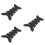 3Stk Schwarze Tank Sticker Fishbone Selbstklebend 7