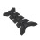 3Stk Schwarze Tank Sticker Fishbone Selbstklebend 10