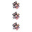3Stk Make-Up Set Lidschatten Palette Lipgloss Blush Multicolor Farbset 8