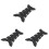 3Stk Schwarze Tank Sticker Fishbone Selbstklebend 2