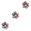 3Stk Make-Up Set Lidschatten Palette Lipgloss Blush Multicolor Farbset 5