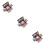 3Stk Make-Up Set Lidschatten Palette Lipgloss Blush Multicolor Farbset 9
