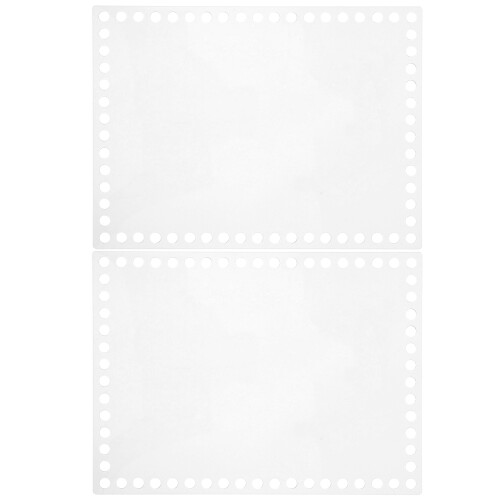 8Stk Wiederverwendbares Acryl Webbrett Transparent Für Handweberei