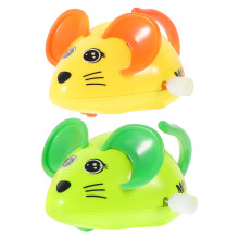 4Pièces Jouets Horlogerie Souris Sécurisée Multi-Couleurs Pour Enfants