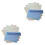 2Ensembles Lingettes Microfibres Pour Verres 3