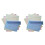 2Ensembles Lingettes Microfibres Pour Verres 2