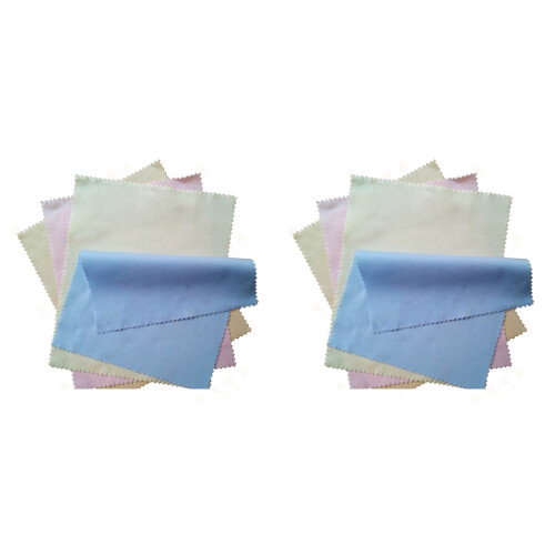 2Ensembles Lingettes Microfibres Pour Verres 1