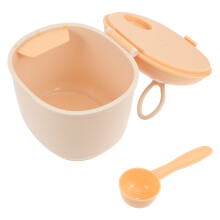 2Pcs Baby Formula Dispenser Yellow PP Snack Container Travel Storage