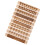 40Pcs Assorted Color Clay Texture Roller Durable Wood Hand Rolling Pin 1