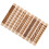 40Pcs Assorted Color Clay Texture Roller Durable Wood Hand Rolling Pin 3