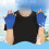 1Pair Blue Webbed Paddle Gloves with Adjustable Strap for Pool Workout 3