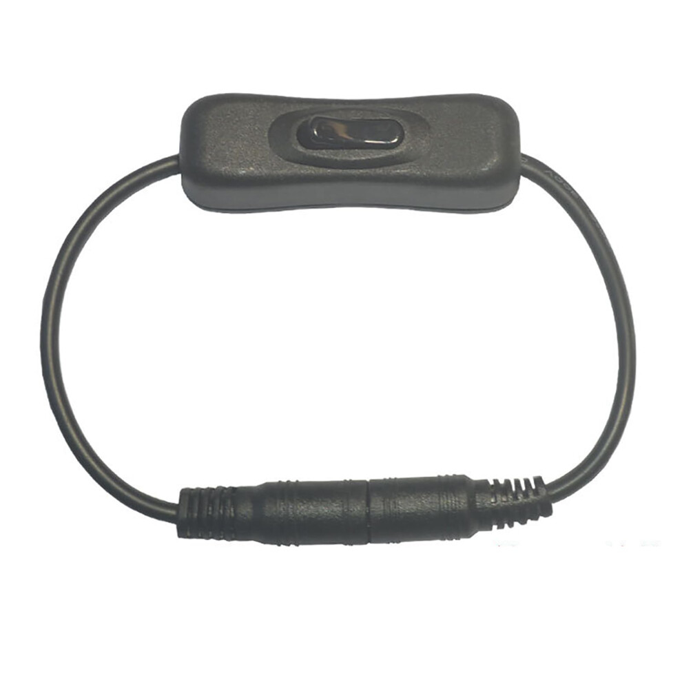 Dc Power Extension Cable 5.5X2.1mm With Inline Switch For Cctv Security Camera 9113335840157