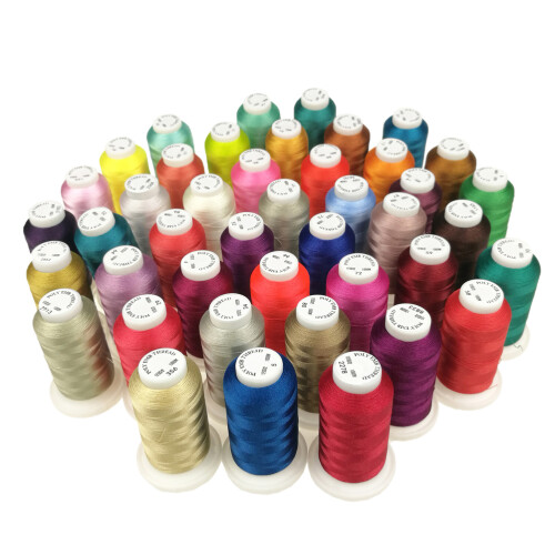 2Sets Assorted Color Knitting Threads for Cross Stitch and DIY Crafts