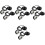 8Pcs Black Ceiling Light Holder with Adjustable E27 Screw Socket 5
