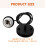 8Pcs Black Ceiling Light Holder with Adjustable E27 Screw Socket 11