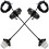 8Pcs Black Ceiling Light Holder with Adjustable E27 Screw Socket 3