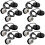 8Pcs Black Ceiling Light Holder with Adjustable E27 Screw Socket 7