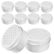 30Pcs Dog Scent Holder Tins Silver Aluminum Portable Training Supplies