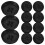 192Pcs Black Mini Christmas Tree Base Compact Plastic Tray for Display 3