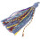 4Pcs Multicolor Cotton Tassels Boho Keychain Bag Charm Decorative Loop 1