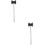 2Pcs Percussion Instrument Drum Pedal Hammers Durable Drum Kit Parts 4