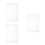 3Pcs PVC Transparent Notebook Cover Sturdy Book Protector for School 4