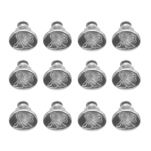 24St Zwarte Knopen, Verstelbare Alloy Taille Expander